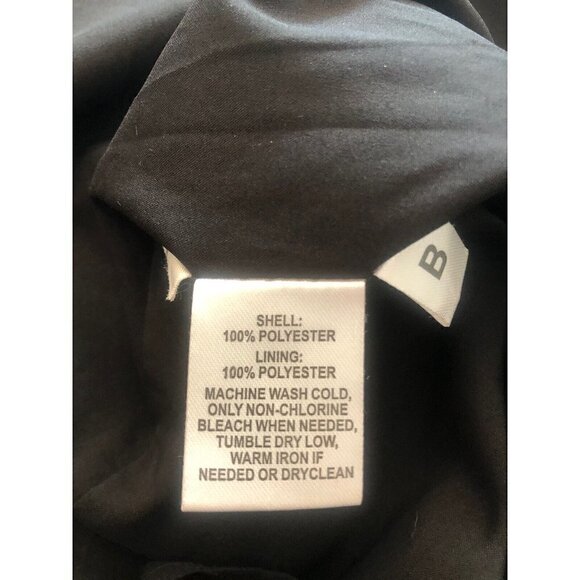 LOFT Womens Size 4 Black Chiffon Skirt Pleated Waist Short - Picture 6 of 6